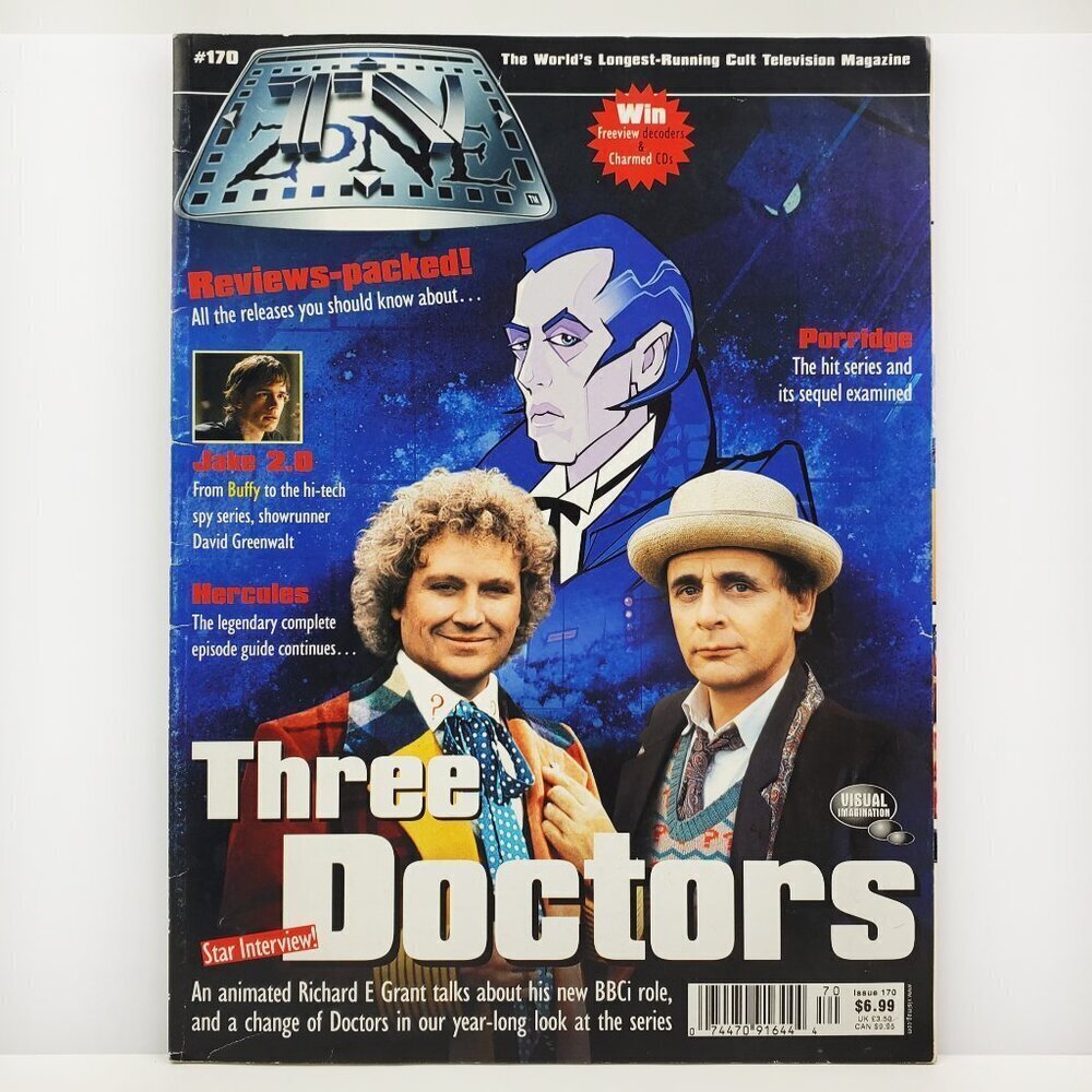 TV Zone Magazine Vintage 2001 Issue #170 Doctor Who Hercules Star Trek
